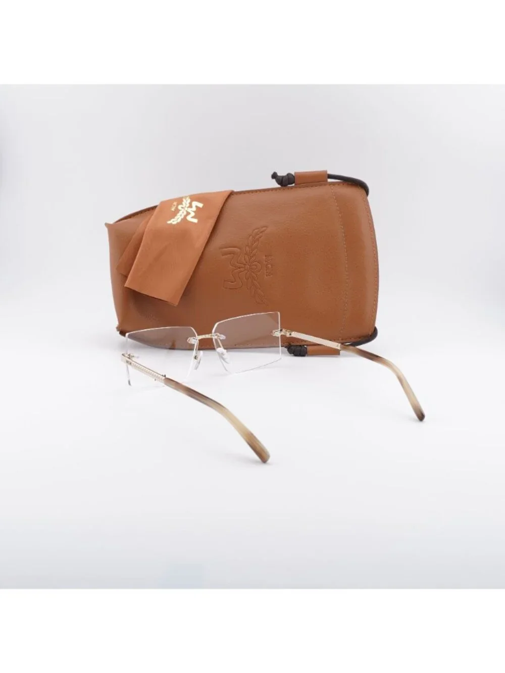 MCM MW5018-H 032 Rectangle Eyeglasses - Pale Gold 56mm